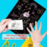 Kratzbild-Set - Cartoon für Kinder